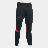 [102057.106 - 6 ans] JOMA - Pantalon de survêtement championship 6 noir, décor rouge (6 ans)