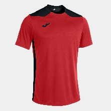[101822.601 - 8/10 ans] JOMA – T-shirt homme Championship rouge et noir (8/10 ans)