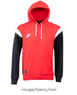[F35HMEDRN - 6 ans] FXV - Sweat à capuche Conquête rouge et noir (6 ans)