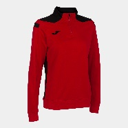 JOMA - Sweat d’entrainement femme Championship 6 rouge et noir